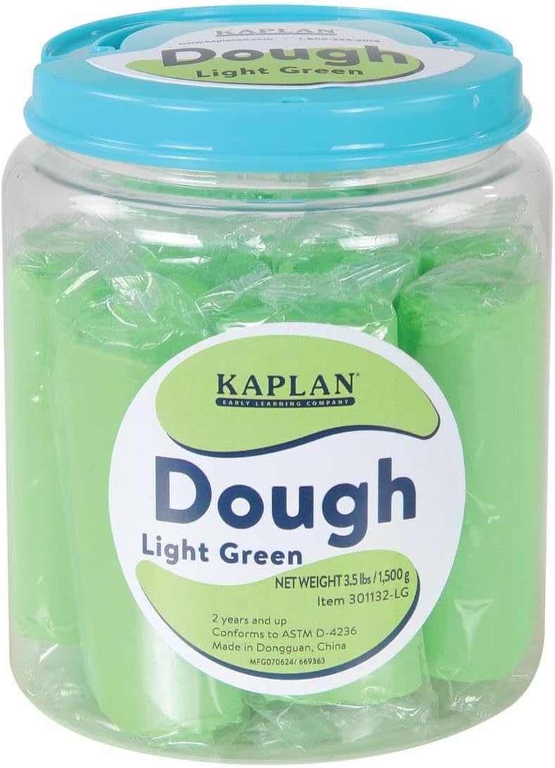 Kaplan Early Learning Kaplan Dough Custom Colors Set - 10 Non-Toxic 3.5lb Containers for Creative Play - Ideal for Molding, Stamping, and Rolling - Safe, Pliable Play Dough for Toddlers/Kids, Ages 2+