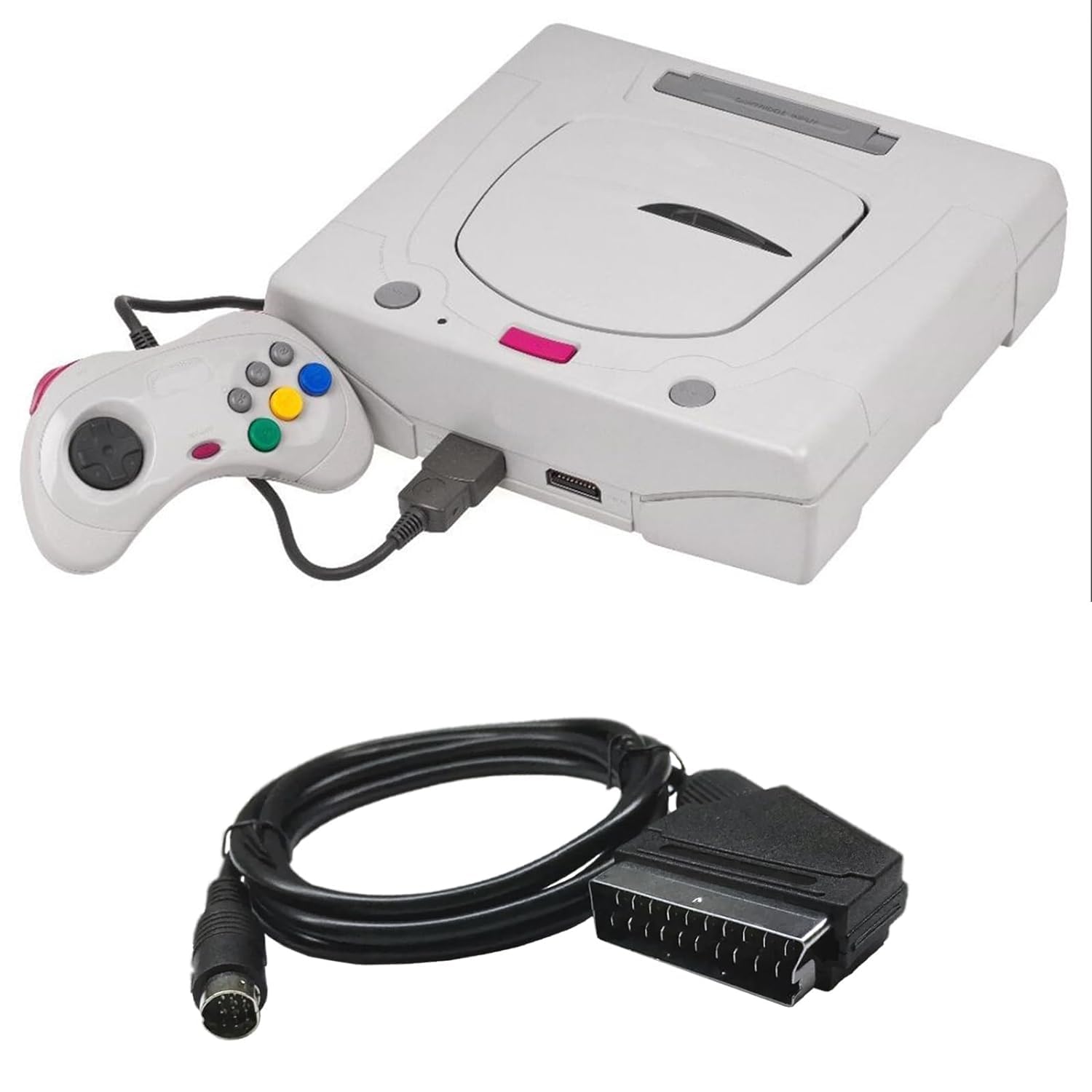 Young Wolf Le câble réel RGB Smart est compatible avec Sega Saturn de 1,8 m de long