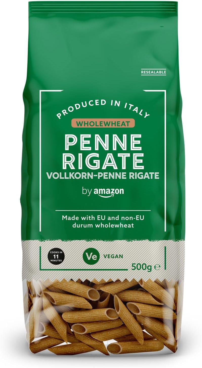 by Amazon Wholegrain Penne Rigate, 500g