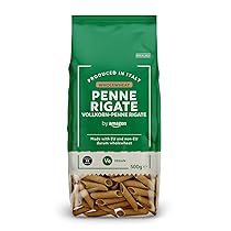 by Amazon Pasta di Grano Duro, Penne Rigate Integrali, 500g