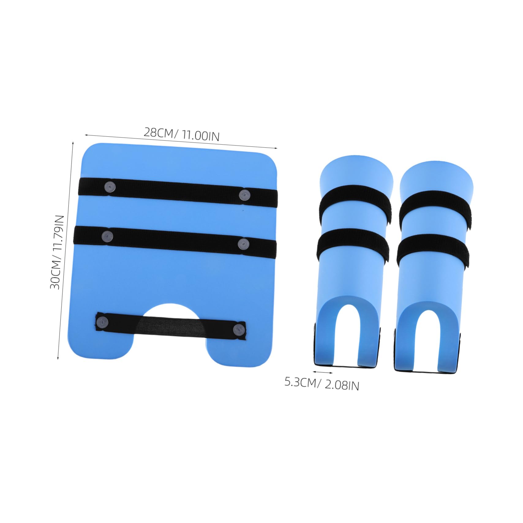 Milisten 2pcs Adjustable Water Exercise Cuffs Ankle for Aquatic Fitness Rehabilitation for Water Aerobics Strength Training for Adults