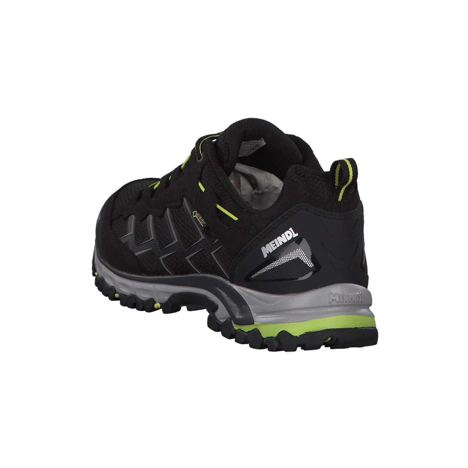 Meindl Adult Leichtwanderschuhe niedriger Schnitt Herren Caribe GTX schwarz