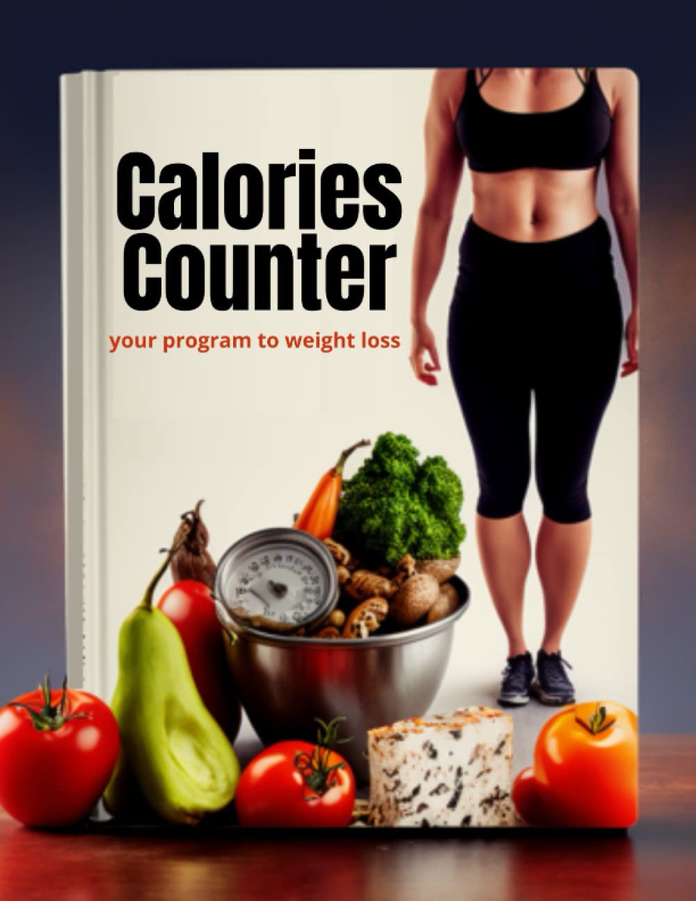 Calories counter program to weight loss: count Your Calorie, Carbs, Fat & Protein /Daily Calorie Counter Book For Weight Loss/ Recipes and Exercises ... and Build Muscle/ nutrition and fitness book