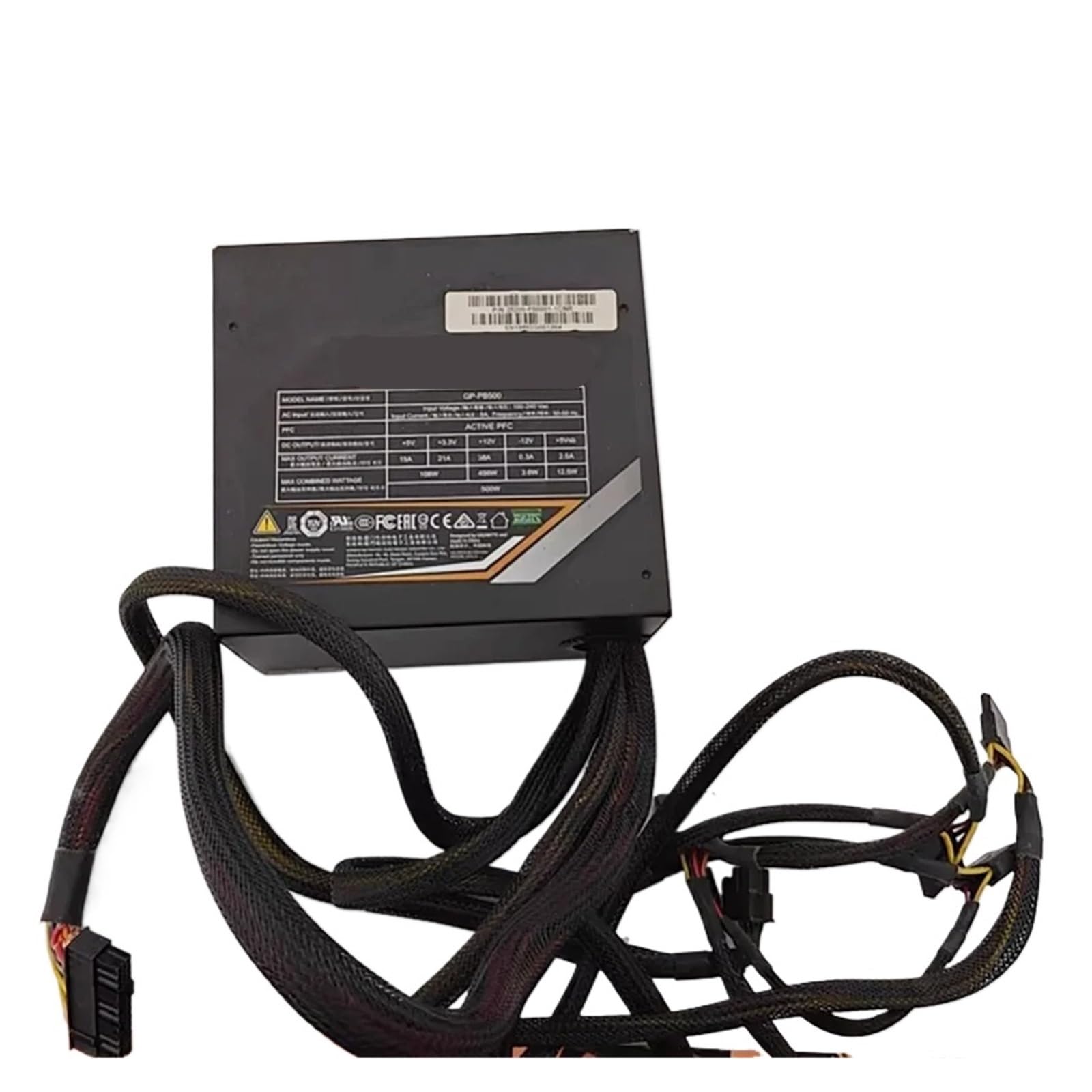 Alimentation PB500 500W Active 12 V composant PC tour de bureau 50-60Hz