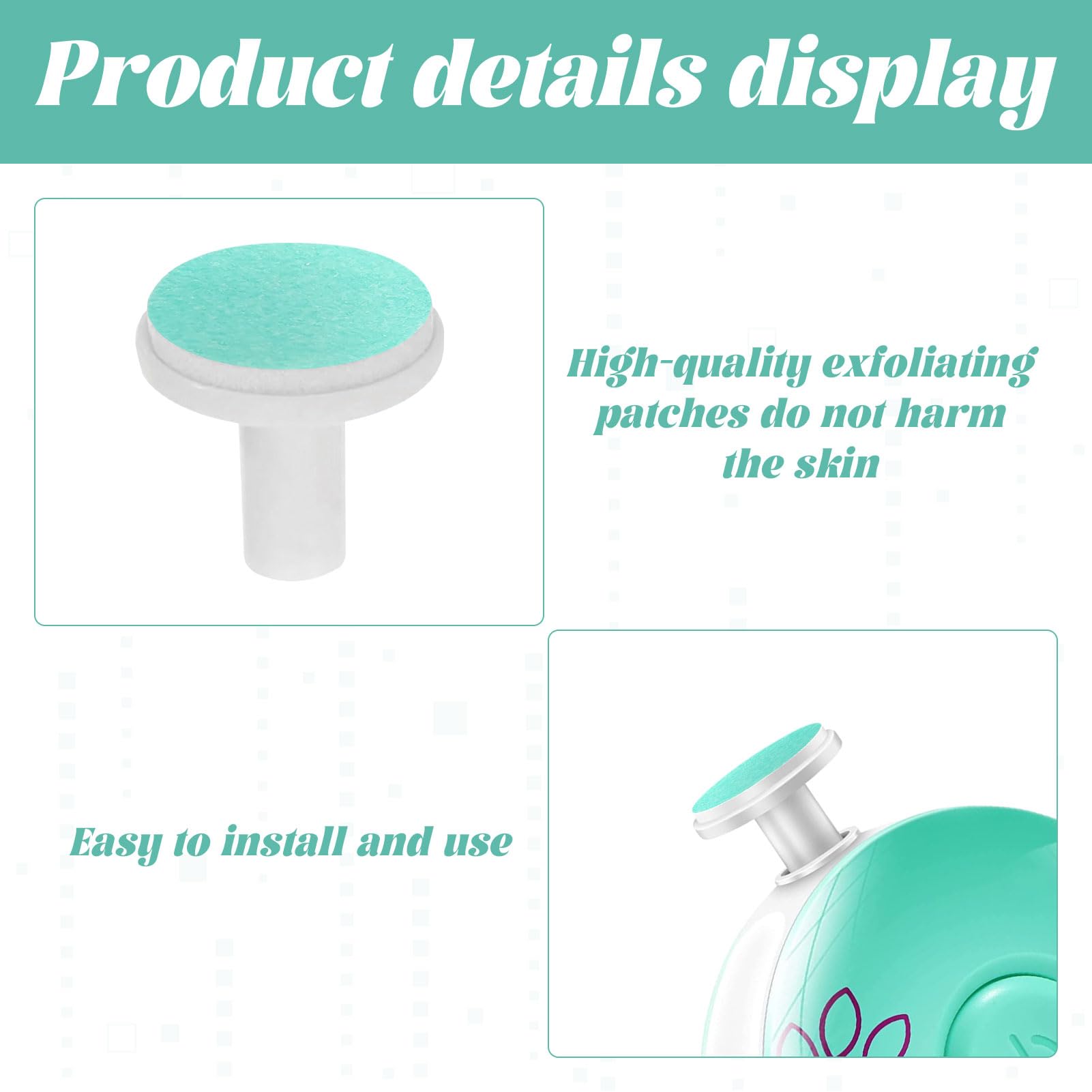 30PCS Baby Nail Trimmer Replacement Pads for Babies 12 Months and Up,Electric Baby Nail Grinding Heads for Newborn Infant Toddler Nail Care - Image 3
