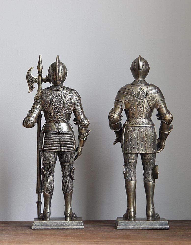 中世紀　武士　甲冑モデル　復古　ローマ　鎧勇士　創意　バー ヨーロッパ式復古の騎士 ローマの鎧勇士工芸品