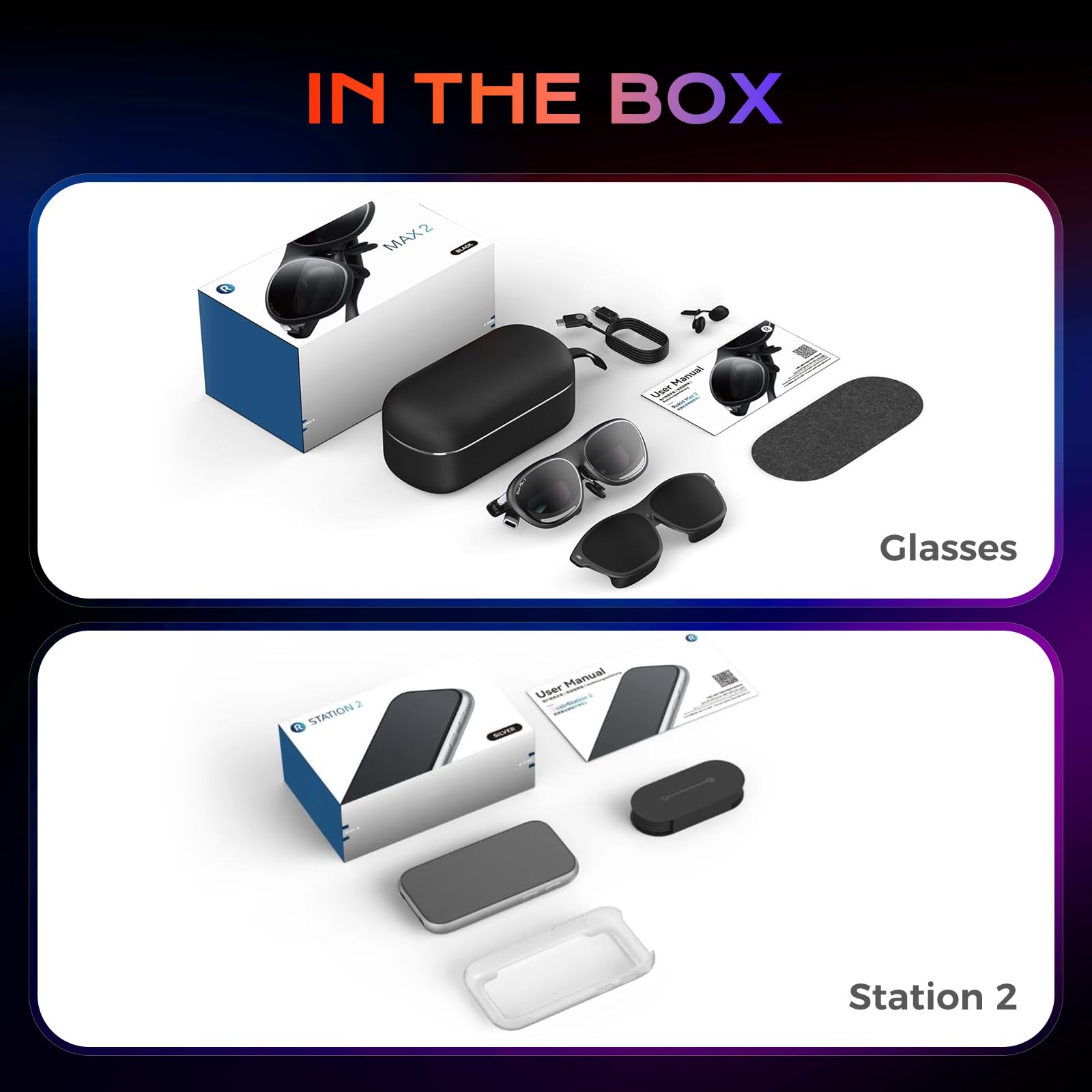 Okulary Ar/Xr Z PotróJnym Ekranem, Micro-Oled 1080p, Wirtualny Ekran 360 Cali, Inteligentne Okulary Ar Z Komputerem Przestrzennym, Okulary Do FilmóW I Gier Dla Kobiet I MężCzyzn