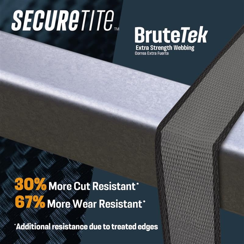 Secure Tite 1-1/2" X 20' Ratchet Cargo Straps, 2-Pack – Motorcycle