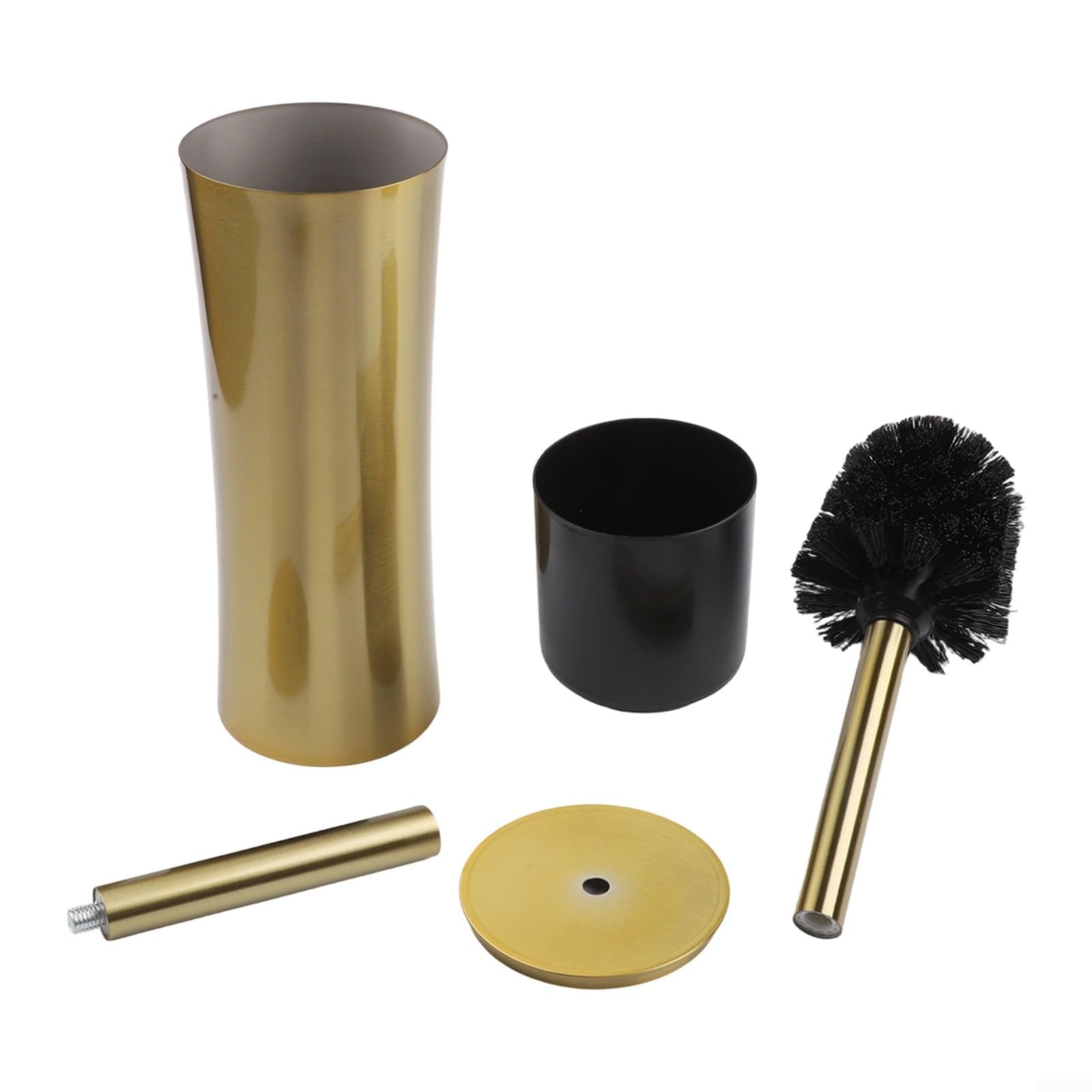 Brosse WC acier inoxydable performante, design autonome gain de place