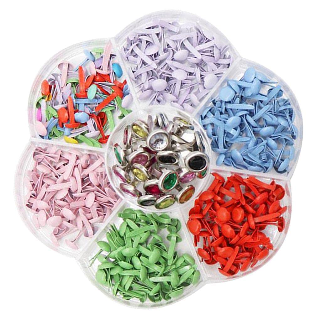 10 zestawów łączników do papieru, DIY, metalowe dzielone szpilki, ćwieki, rękodzieło, do tworzenia kart, scrapbookingu, styl 2