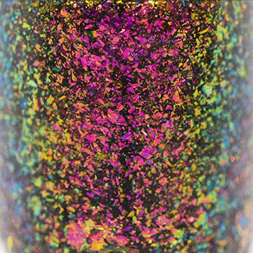 Image of ILNP Neon Rosebud - Fuchsia, Green, Gold Ultra Chrome Color Shifting Flakie Nail Polish