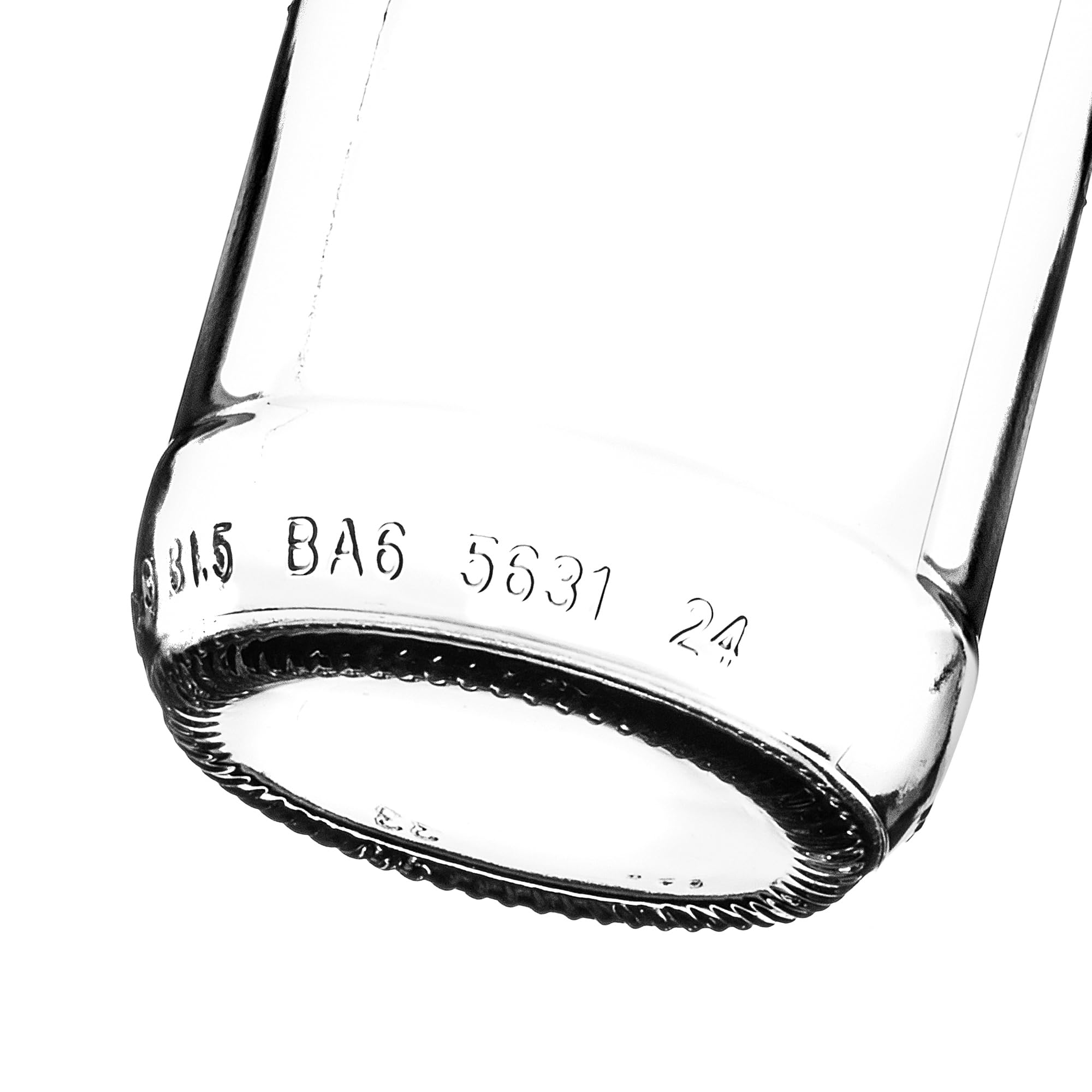 KADAX Botellas de cristal vacías de 0,33 l con tapón de rosca, juego de 8/16/24 unidades, botellas pequeñas para llenar leche, zumo y batidos (24 unidades)