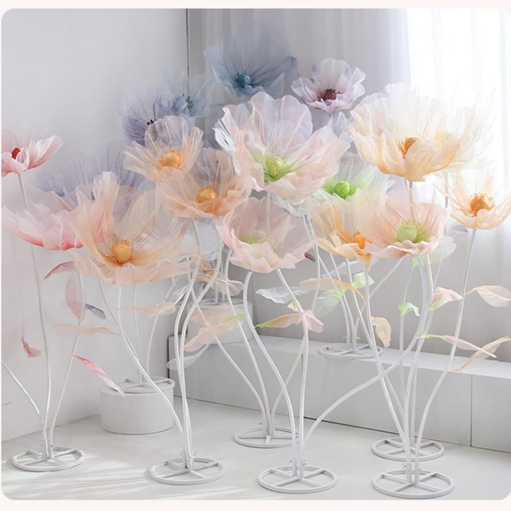 ジャイアントフラワー用延長ステム（茎）100cm延長用 | w-style 【ウェディング＆パーティーグッズの通販】 ウェディング ジャイアントフラワー 人工シルクフラワー グラデーションフラワー 写真撮影用小道具 人工植物 高170cm アルミプラ