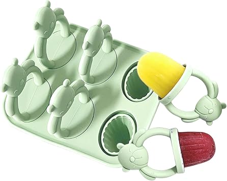 Ice Cream Making Mold Silicone 6-Cavity Reusable Tool