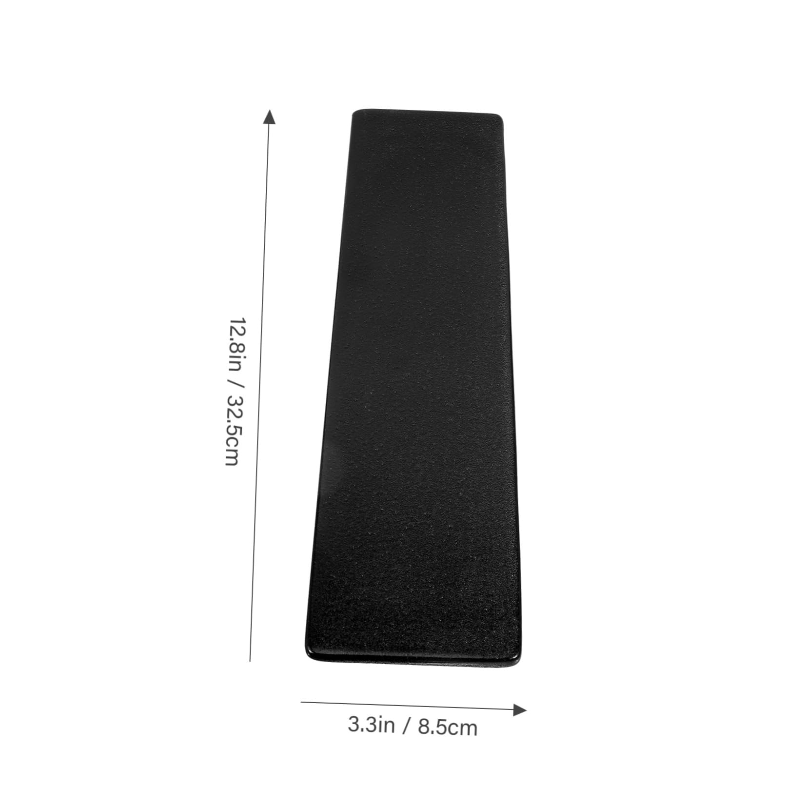 Plat de Sashimi Japonerie Rectangulaire en Céramique Noir, 1 Pièce
