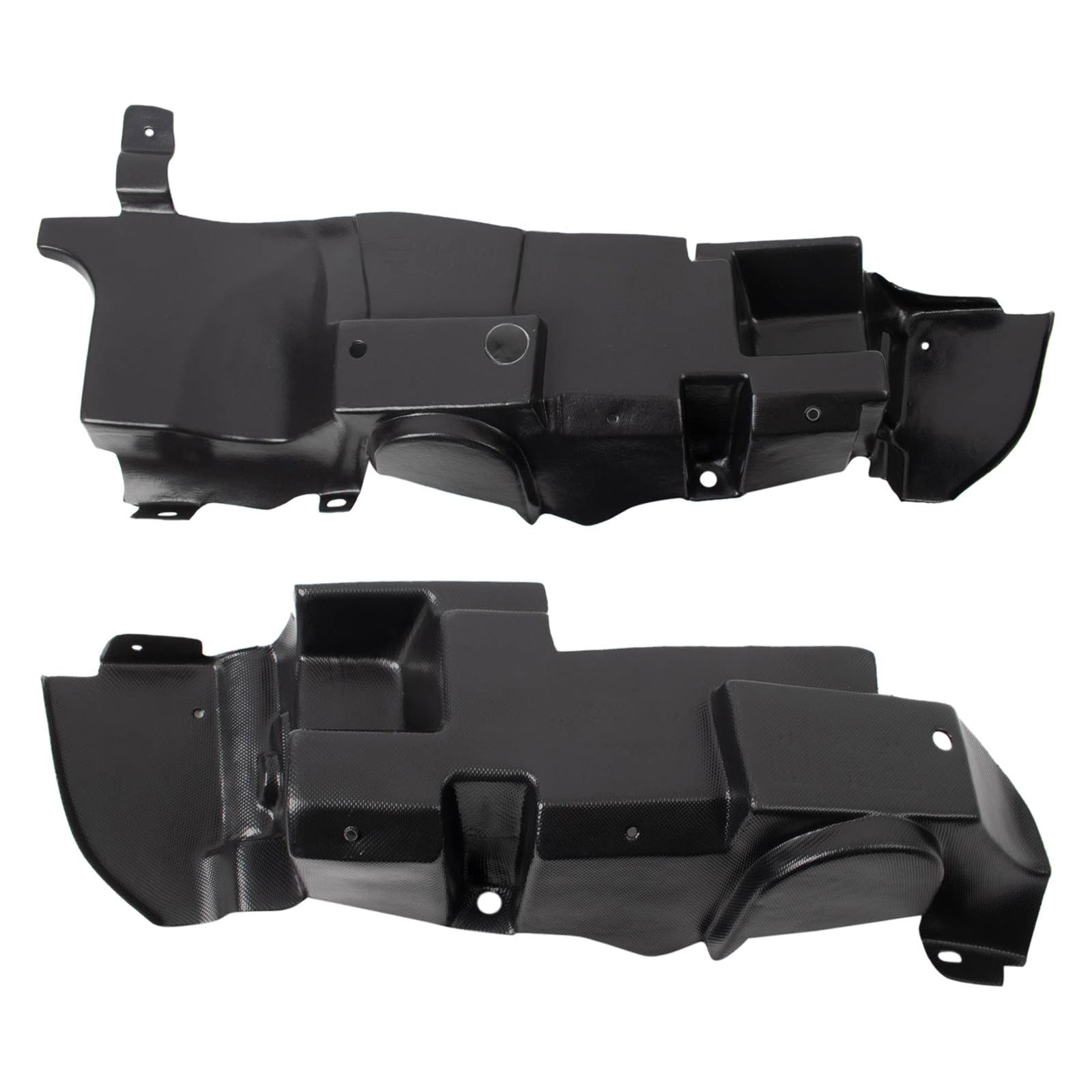 TRQ Engine Splash Shield Driver &amp; Passenger Side Compatible with 2008-2012 Chevrolet Malibu GM1228113 GM1228114
