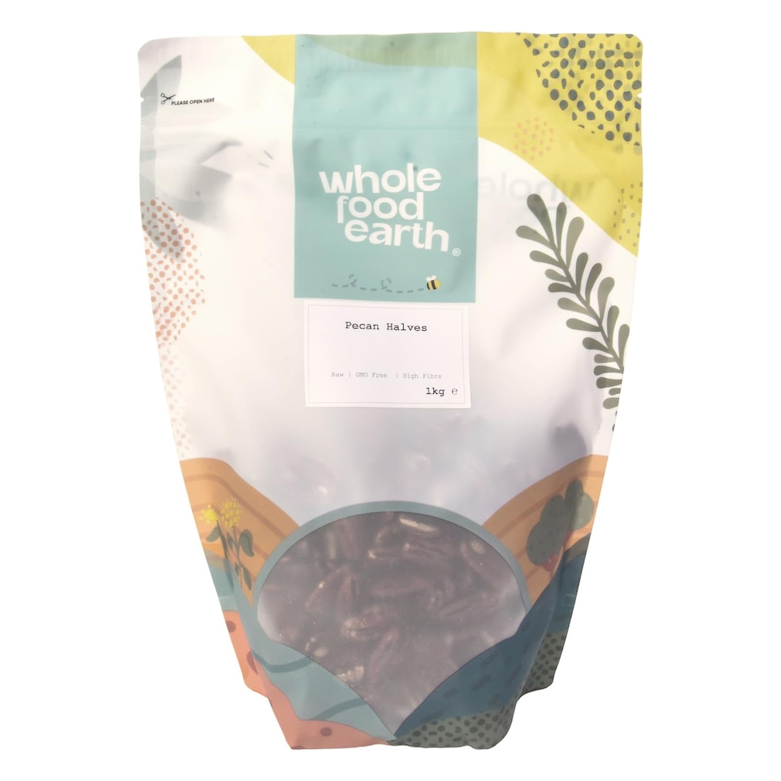 Wholefood Earth Połówki Orzechów Pekan, 1 kg