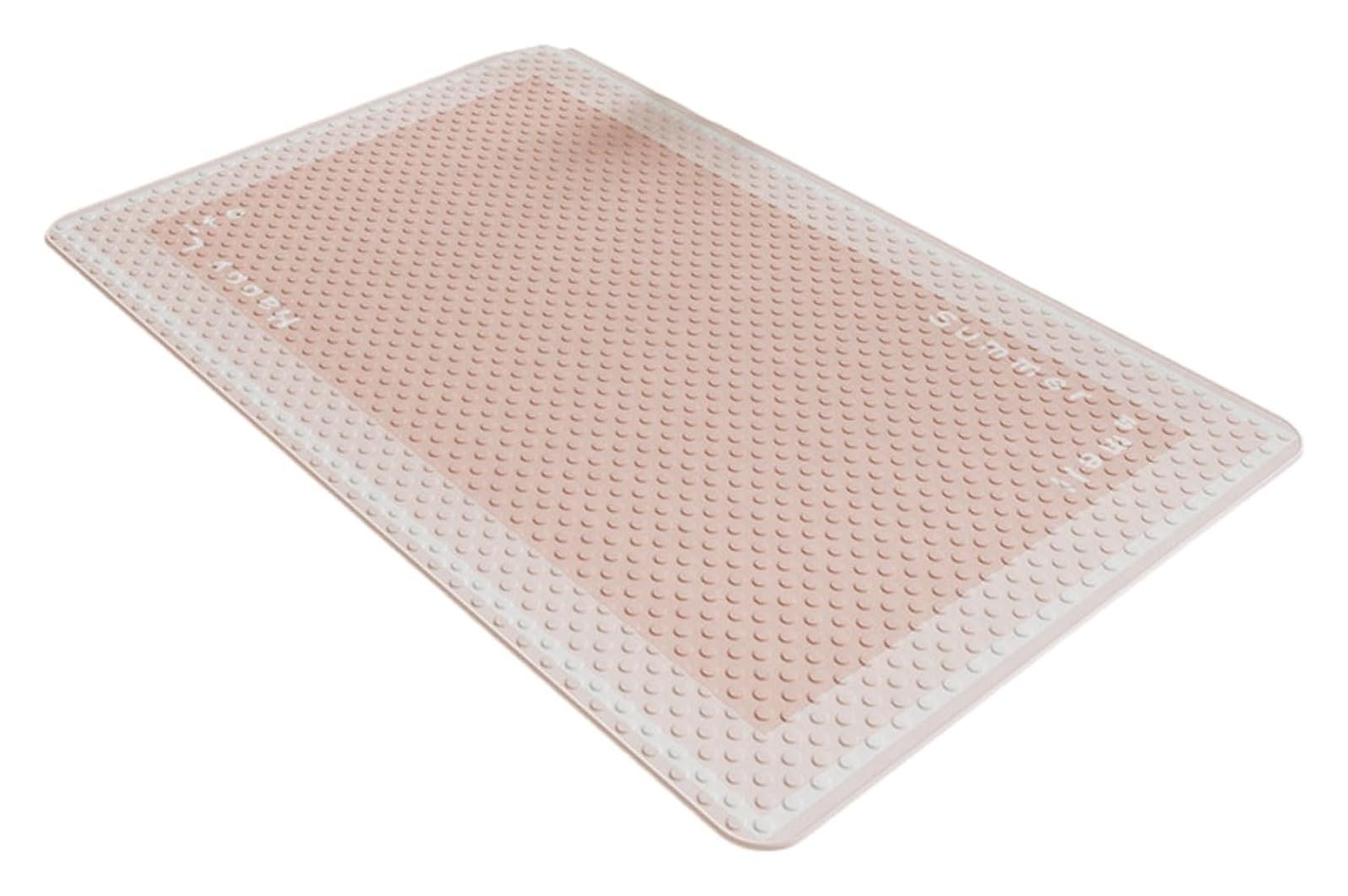 Tappetini da bagno,tappetini da doccia antiscivolo Tappetino doccia quadrato con ventose, robusto fissaggio a ventosa, antiscivolo, for vasca da bagno, tappetino antiscivolo for doccia interna e vasca