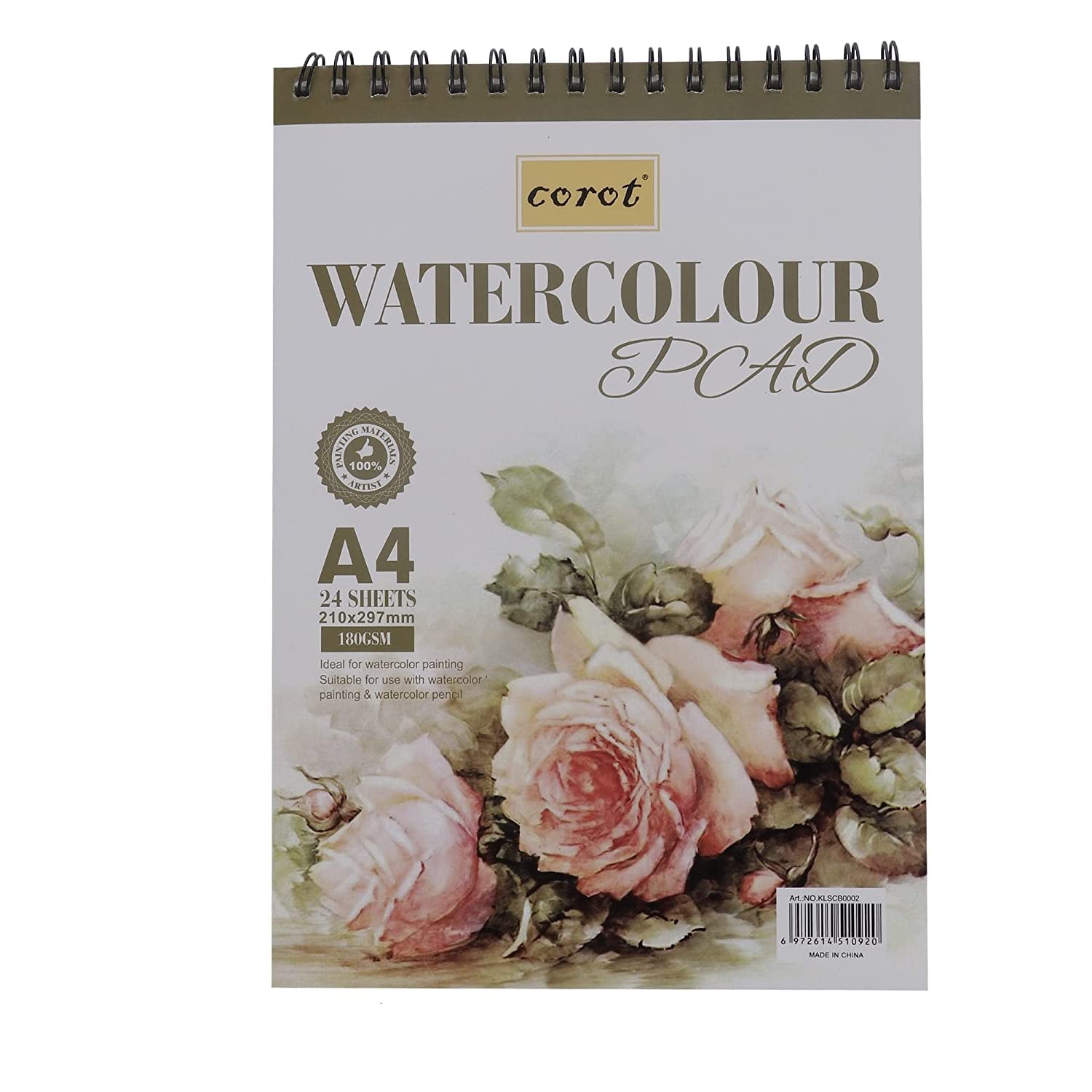 Chrome Watercolour Paper Pad, 180 GSM, A4 Size, 24 Sheets (B08ZDM12DN) Amazon Price History, Amazon Price Tracker