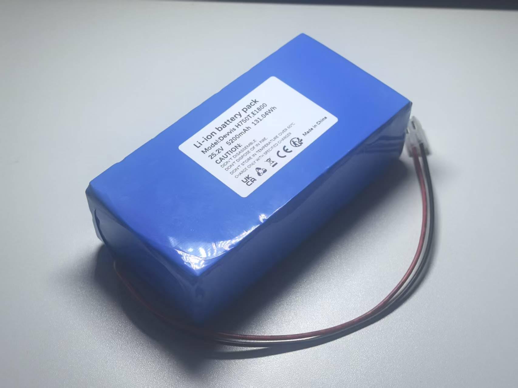 Batterie de rechange au lithium 5,2 Ah pour tondeuse robot DEVVIS série H750T/E1800