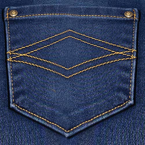 PajamaJeans Mens Pull On Jeans - Elastic Waist Pants - Straight Leg Sweatpant Jeans Indigo XXL product thumbnail 12