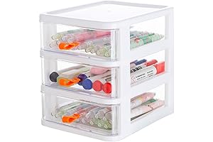 Mini 3 Drawer Storage Unit for Desktop Organization