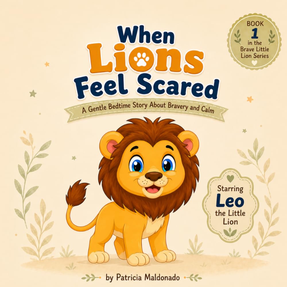 When Lions Feel Scared: A Gentle Bedtime Story to Help Little Ones Feel Safe and Brave (Leo the Lion Feelings Series)