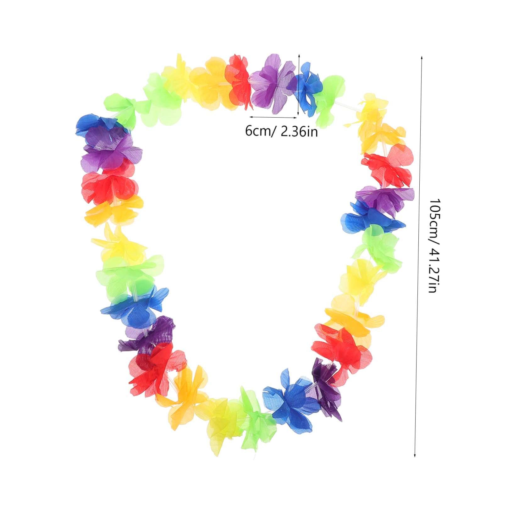 MAGICLULU 2 Series Collar De Flores Hawaianas Fiesta Hawaiana Room Decoration Decoración Fiesta Decoración De Fiesta Temático Aloha Leis Guirnaldas Hawaianas Guirnalda Luau 10 Piezas*2