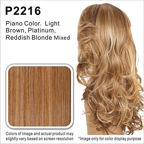 Miniatura 5 de Vivica A Fox Yucera - Peluca de fibra sintética natural con encaje frontal, P2216, 13 onzas