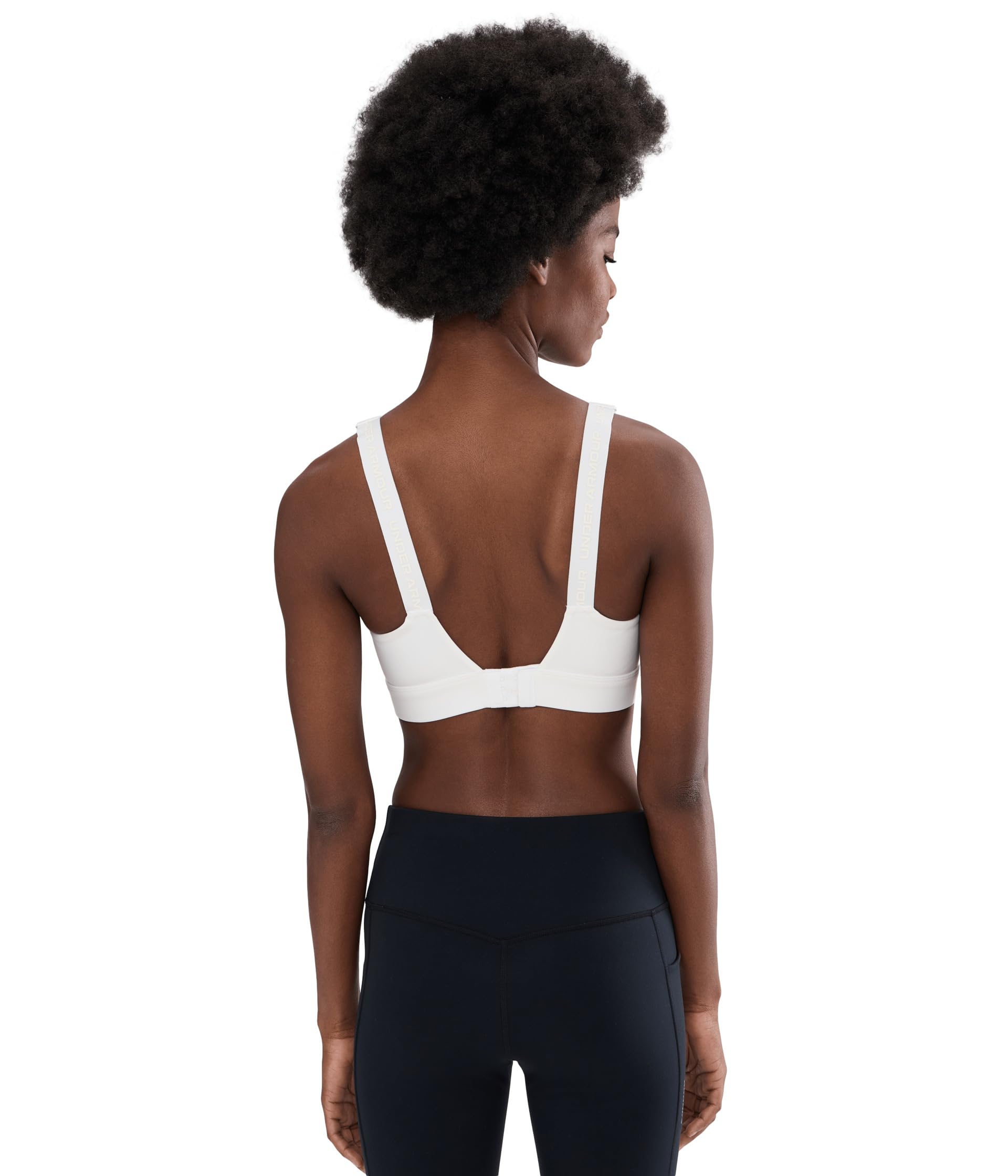 Under Armour Reggiseno sportivo da donna Infinity ad alto impatto, (101) bianco/bianco, S D-DD, (101) Bianco / / Bianco, D-DD S