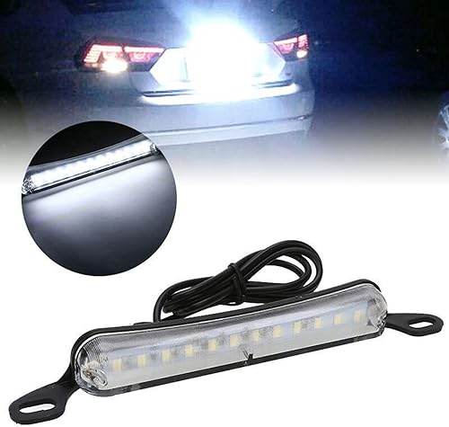 Miniatura 9 de Anki HappiGo ANKIA - Luz universal de 12 LED para matrícula, lámpara de marcha atrás, luces traseras para automóvil, remolque, UTV, ATV, camión, RV,