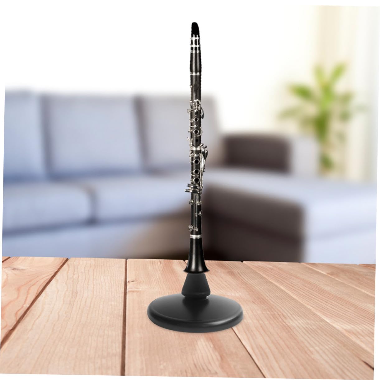 Klarinetten und Flötenständer aus Stabilem Langlebiges Display Rack mit Rundem Boden Platzsparend Tragbar Praktisches Blasinstrumenten Zubehör für Zuhause und Bühne
