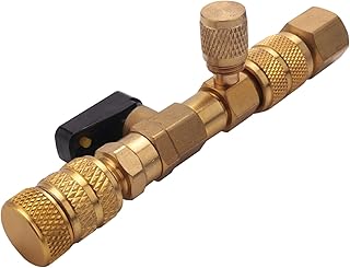 Tovmekdjn R410A R22 Dual Size Port HVAC Valve Core Removal Installer Tool(No Loss)