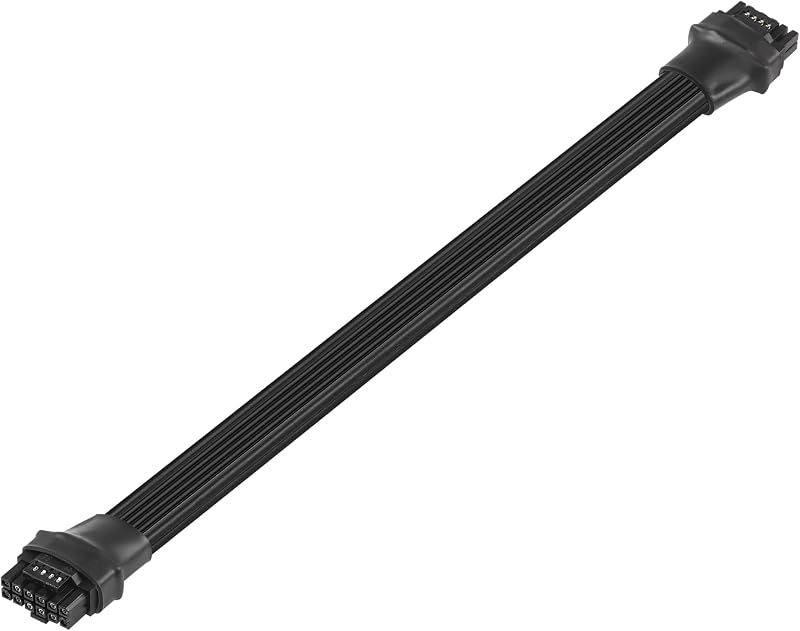 CERRXIAN 1FT ATX3.0 12VHPWR Power Cable,PCI-e 5.0 12VHPWR ATX3.0 600W 16 Pin Male to Male High Current Power Cable,for Graphic Card GPU 12+4pin Nvidia Nvidia 4000 Series and RTX 3000 FE GPU