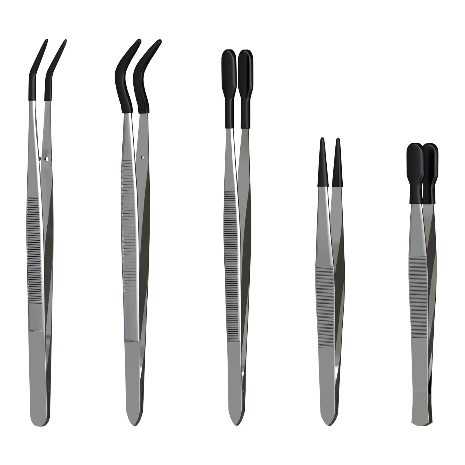 Sponsored Ad – Entomology Forceps Set by MMOBIEL [5 Pcs] – Stainless Steel Precision Instruments with Rubber Tip Forceps Tweezers for Entomology, Insect/Bug/Butterfly Pinning, Dissecting, Taxidermy and Delicate Work