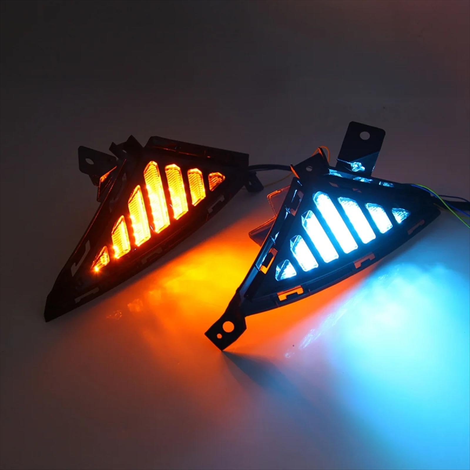 Mistlampen Dla Elantra 2021 3 kolory Światła do jazdy dziennej Światła przeciwmgielne LED Światła