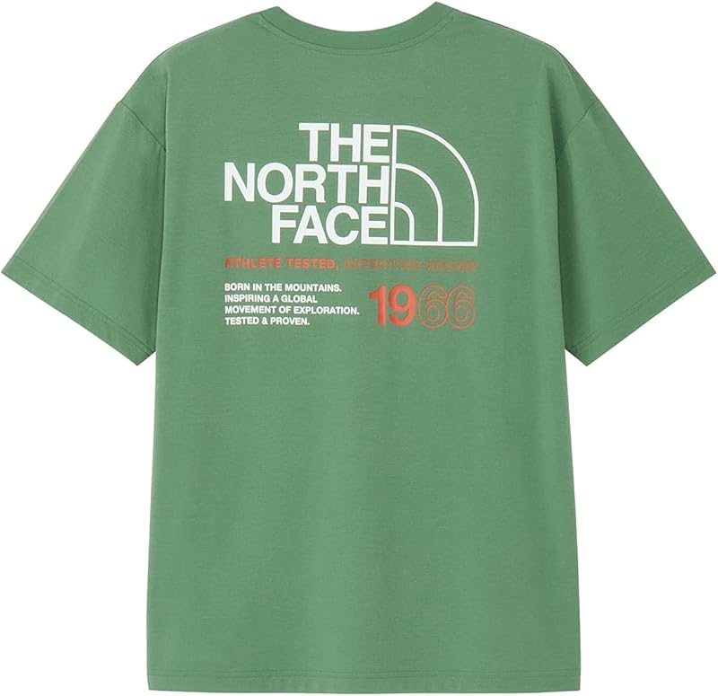 [ザ・ノース・フェイス] 半袖 カットソー Tシャツ S/S ES 66 Logo Wide Tee メンズ