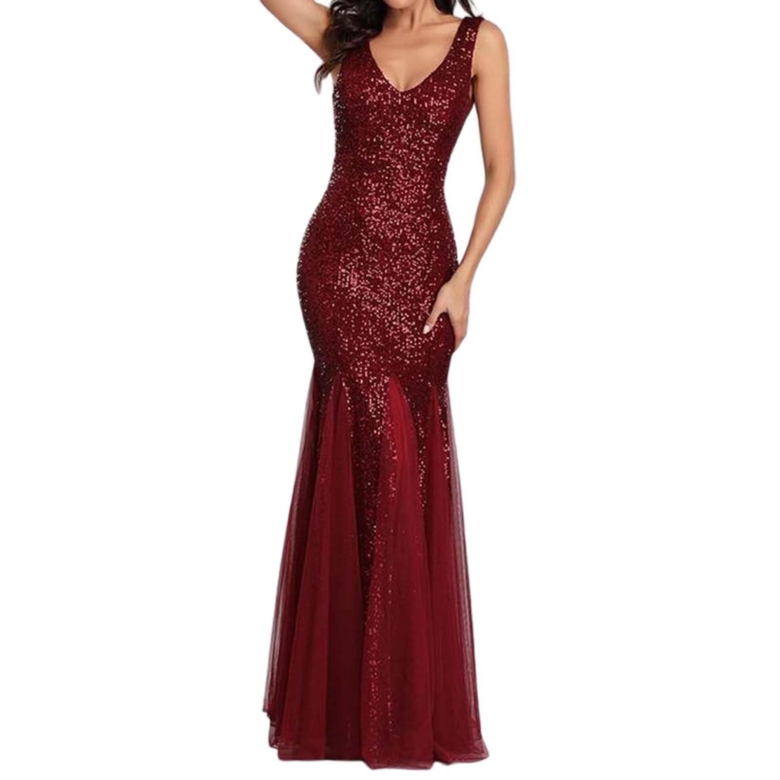 Vestidos De Mujer Vestido Ropa Invierno Trajes Fiesta Tallas Grandes Elegantes Boda Nochevieja Largos Manga Larga Otoño Elegante Primavera