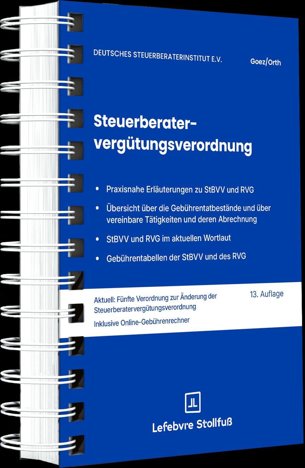 Steuerberatervergütungsverordnung (Stv-Dokumente)