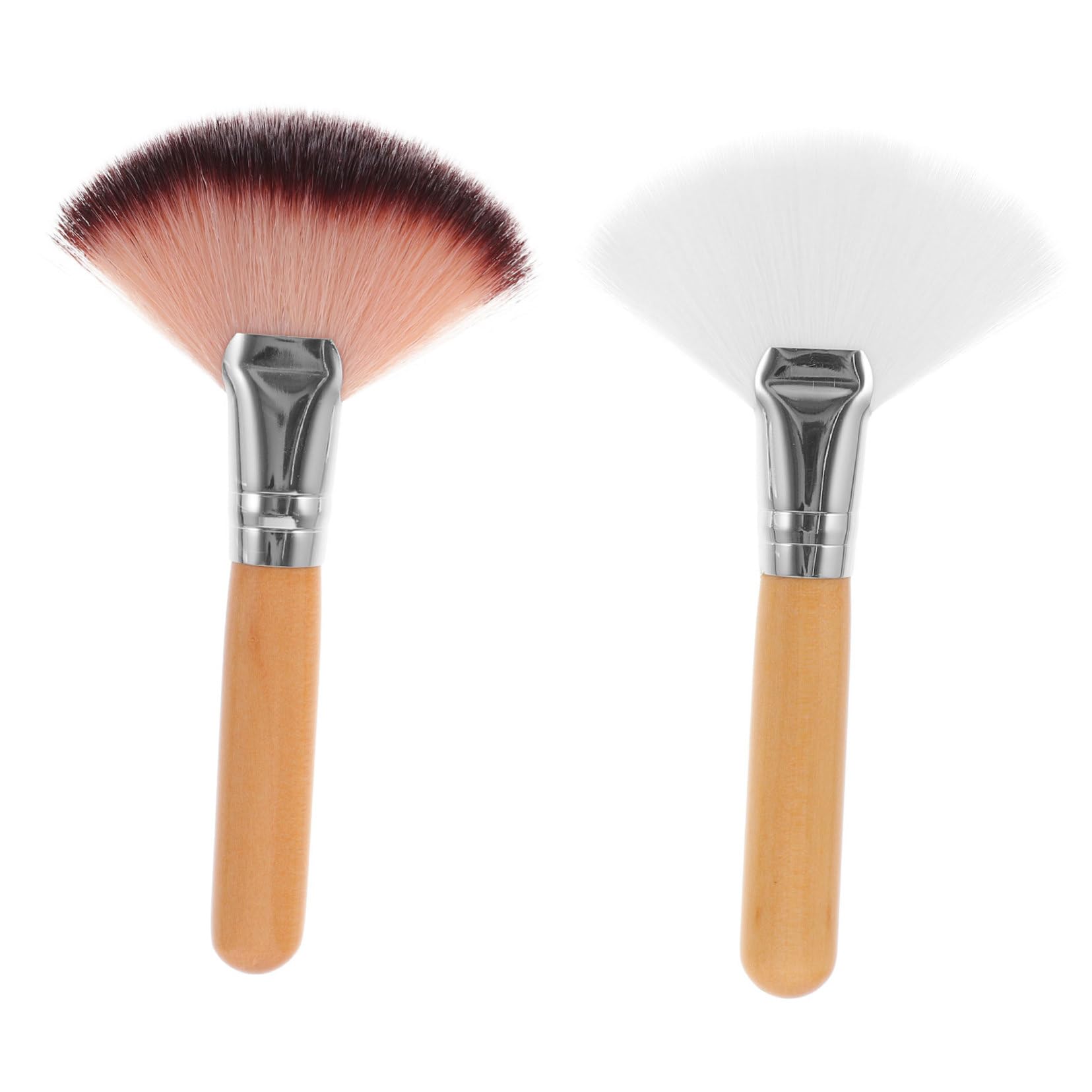 Ipetboom 3sets Makeup Tools Kit of Brushes Face Makeup Brush Nylon Hair No Shedding Soft Denser 2pcs*3