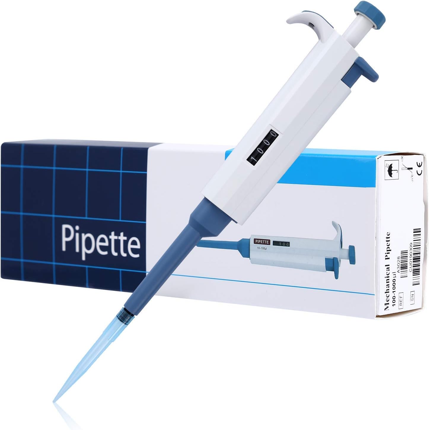 Adjustable Pipettor Pipette Micropipette High-Accurate MicroPipette Variable Volume Pipette 100ul-1000ul