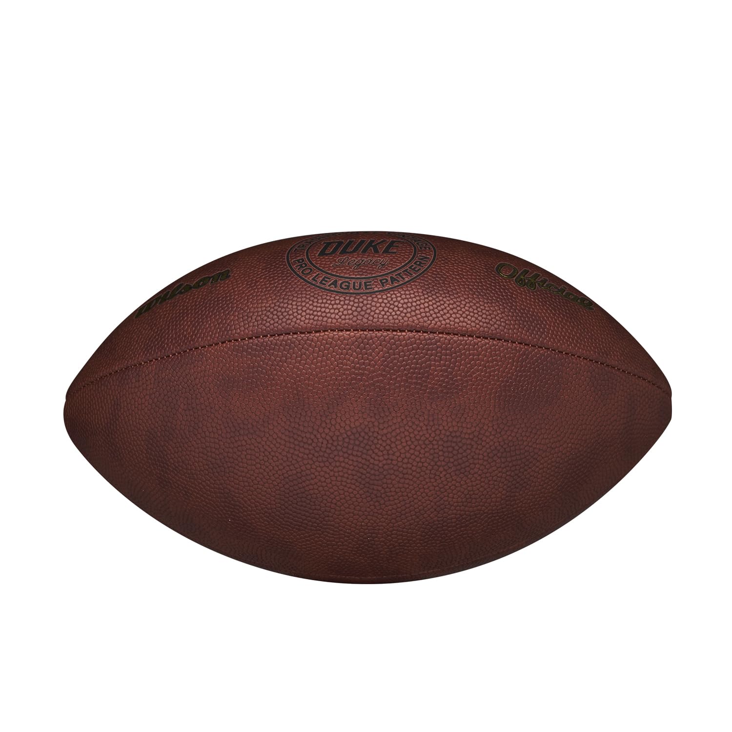 Wilson NFL Duke Throwback Football, Aus Verbundleder mit Retro-Design, Offizielle Größe, Farbe: Braun
