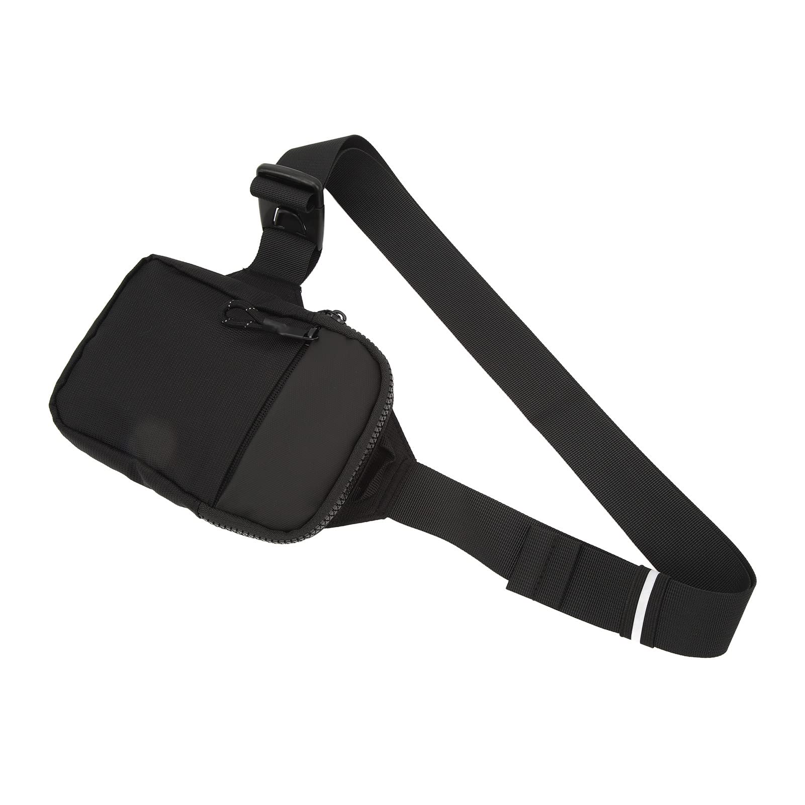 Haofy Bolsa de Deporte en el Pecho, Múltiples Compartimentos, Malla Transpirable, Reflectante, Bandolera para Viajes en Bicicleta