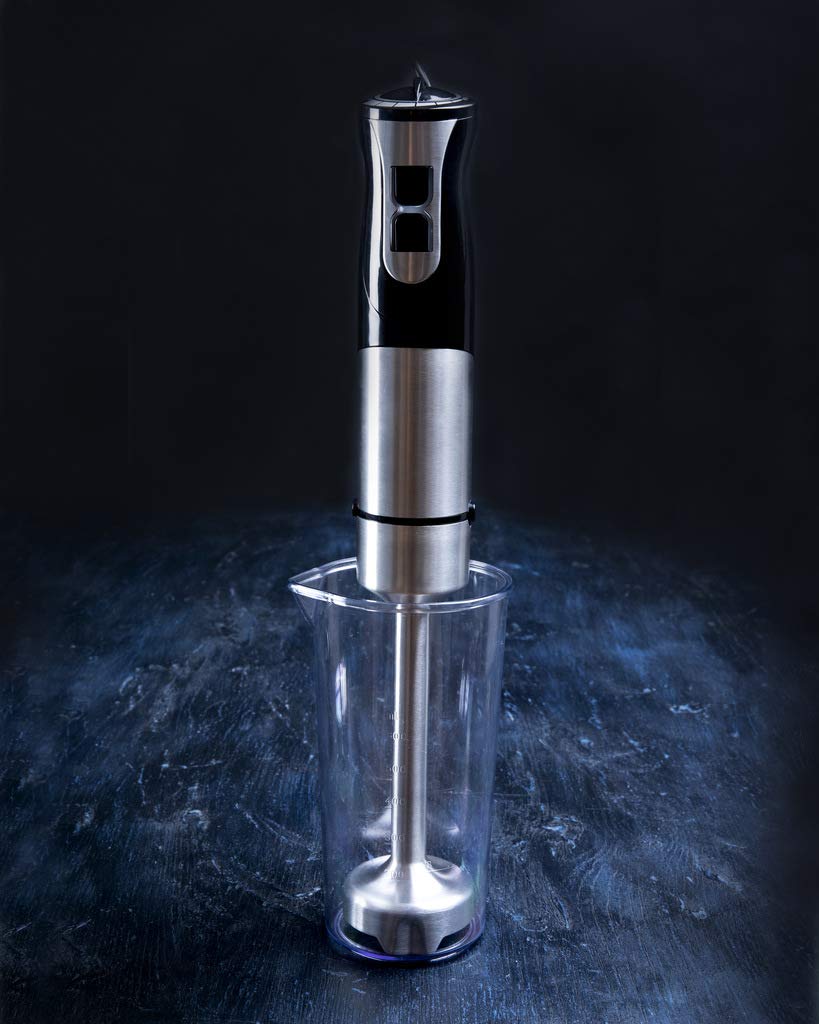Gastronoma 18210001 - Batidora de mano de 1000 W, 3 en 1, perfecta para mezclar salsas y sopas, rápida y eficiente