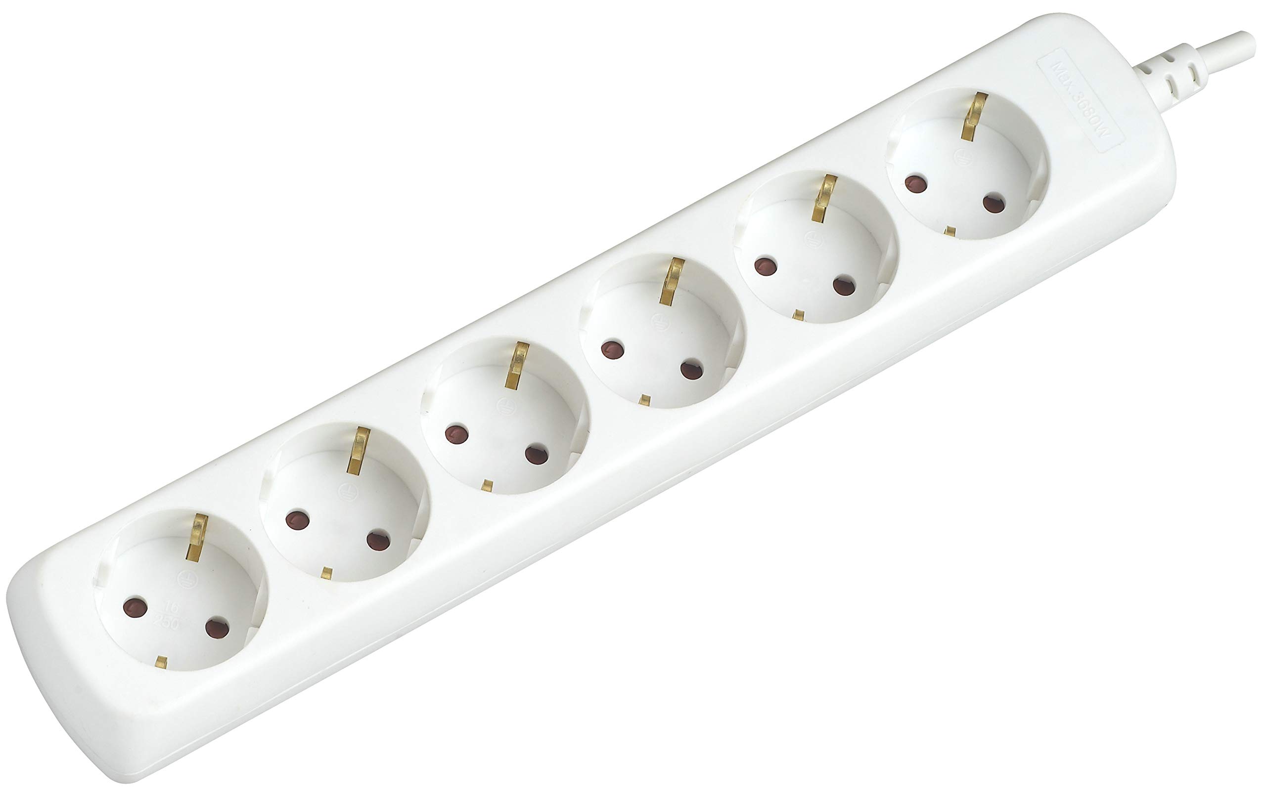 Silver Electronics - Regleta Enchufe con 3 Tomas con Interruptor, Negro, 3 Enchufes, Cable de 1,5 Metros, Protección Infantil, Toma de Tierra — view 16