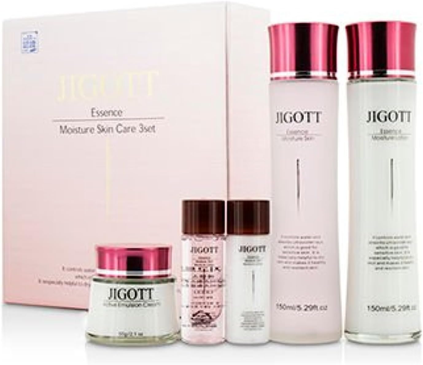 Korean Cosmetics_Jigott Essence Moisture Skin Care 3pc Set