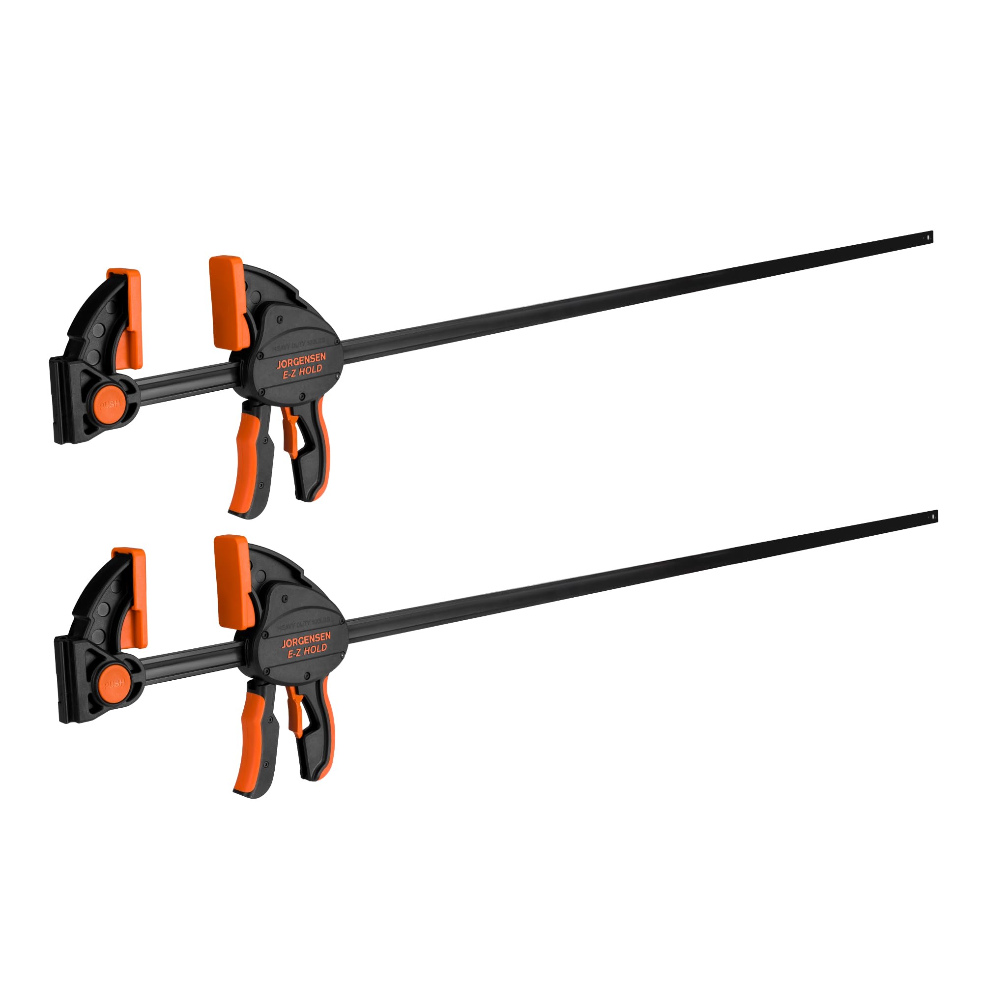 JORGENSEN E-Z Hold 2-Pack 50" 800LBS Heavy Duty Woodworking Bar Clamps