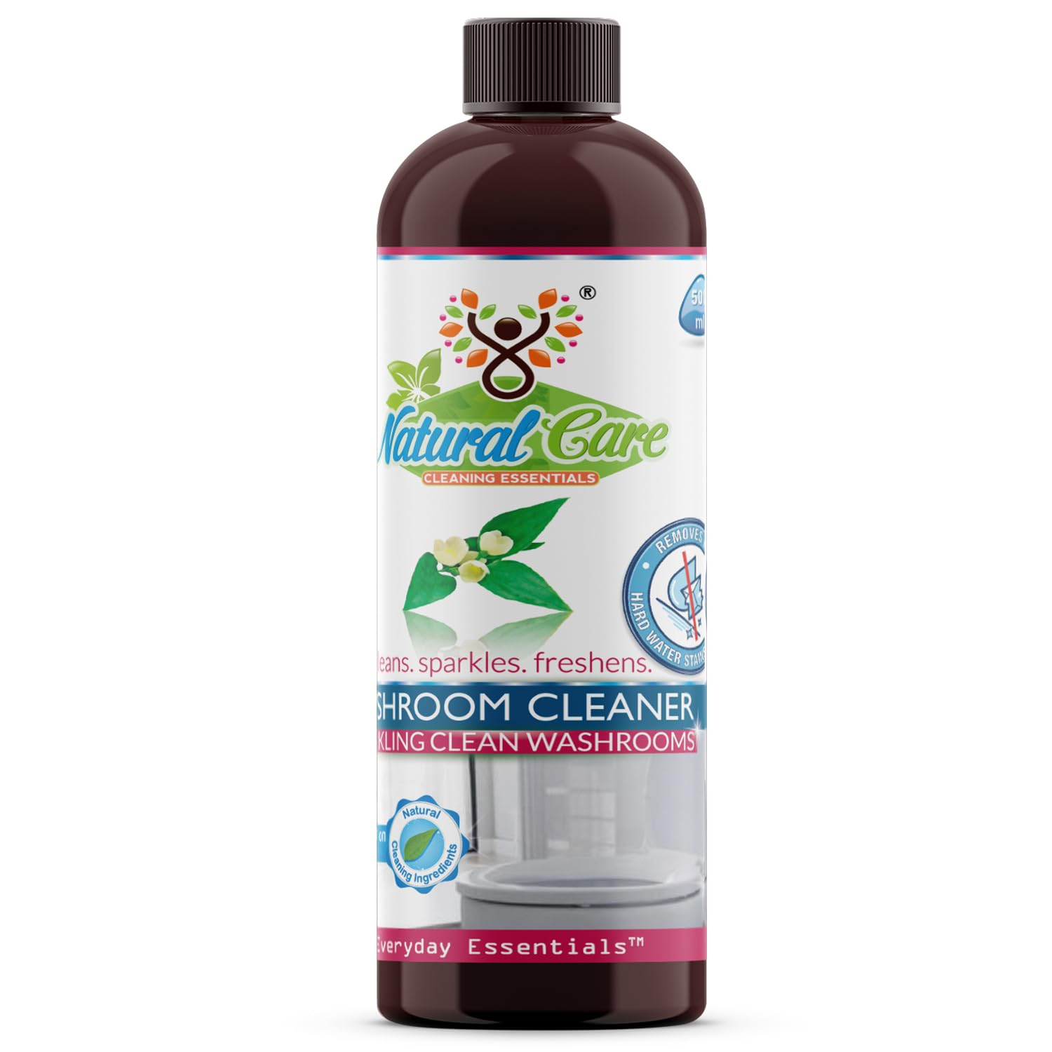 Natural Care Toilet Bowl Cleaner 500 ml | Acid-Free Limescale & Hard Water Stain Remover | Eco-Friendly, Biodegradable, Non-Toxic Washroom Cleaner | Safe for Homes & Septic Tanks