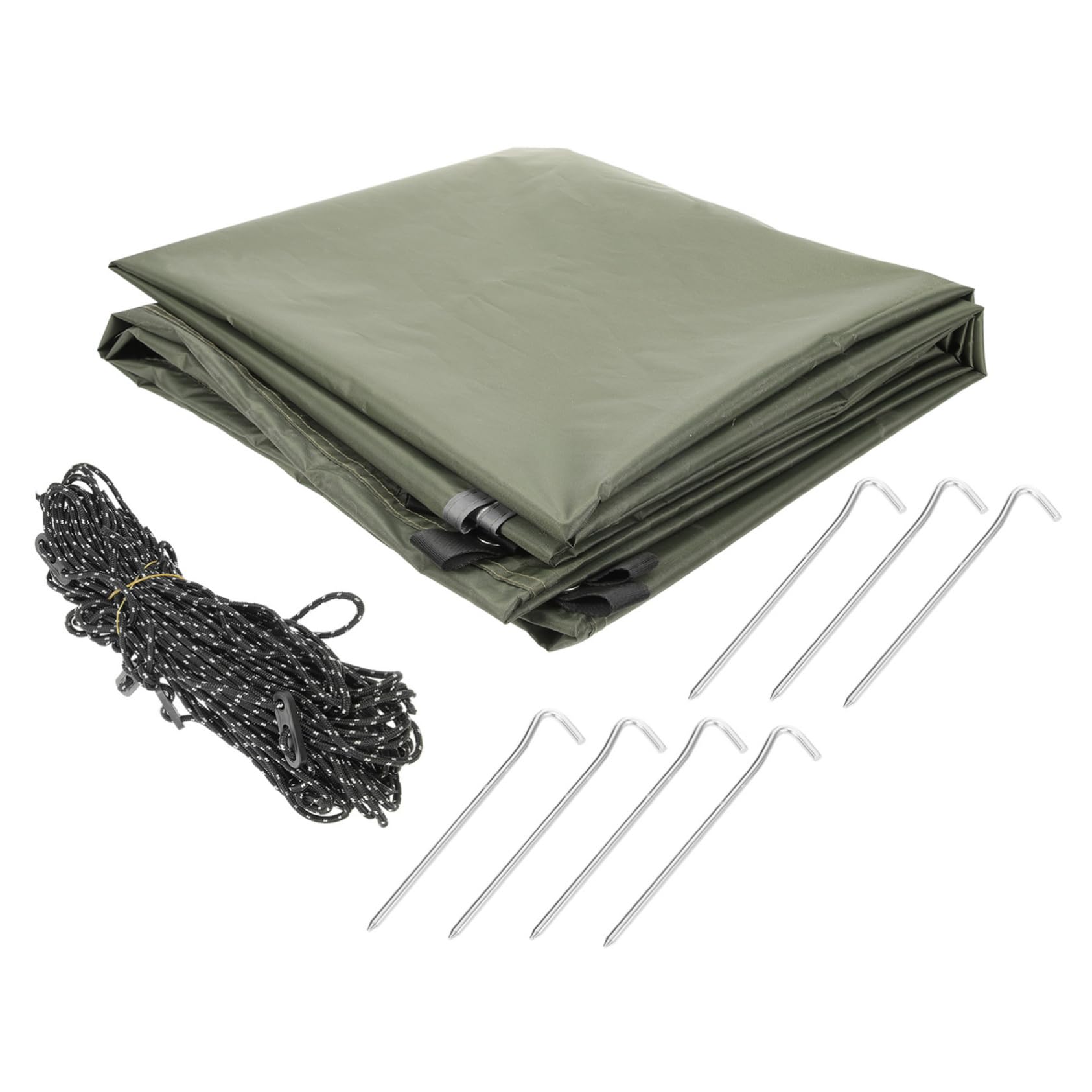 Milisten 1set Camping Tarp Tent Lightweight Outdoor Awning Shade for People Sunshade Cover for Beach Picnic Hiking Easy to Carry Storage Bag
