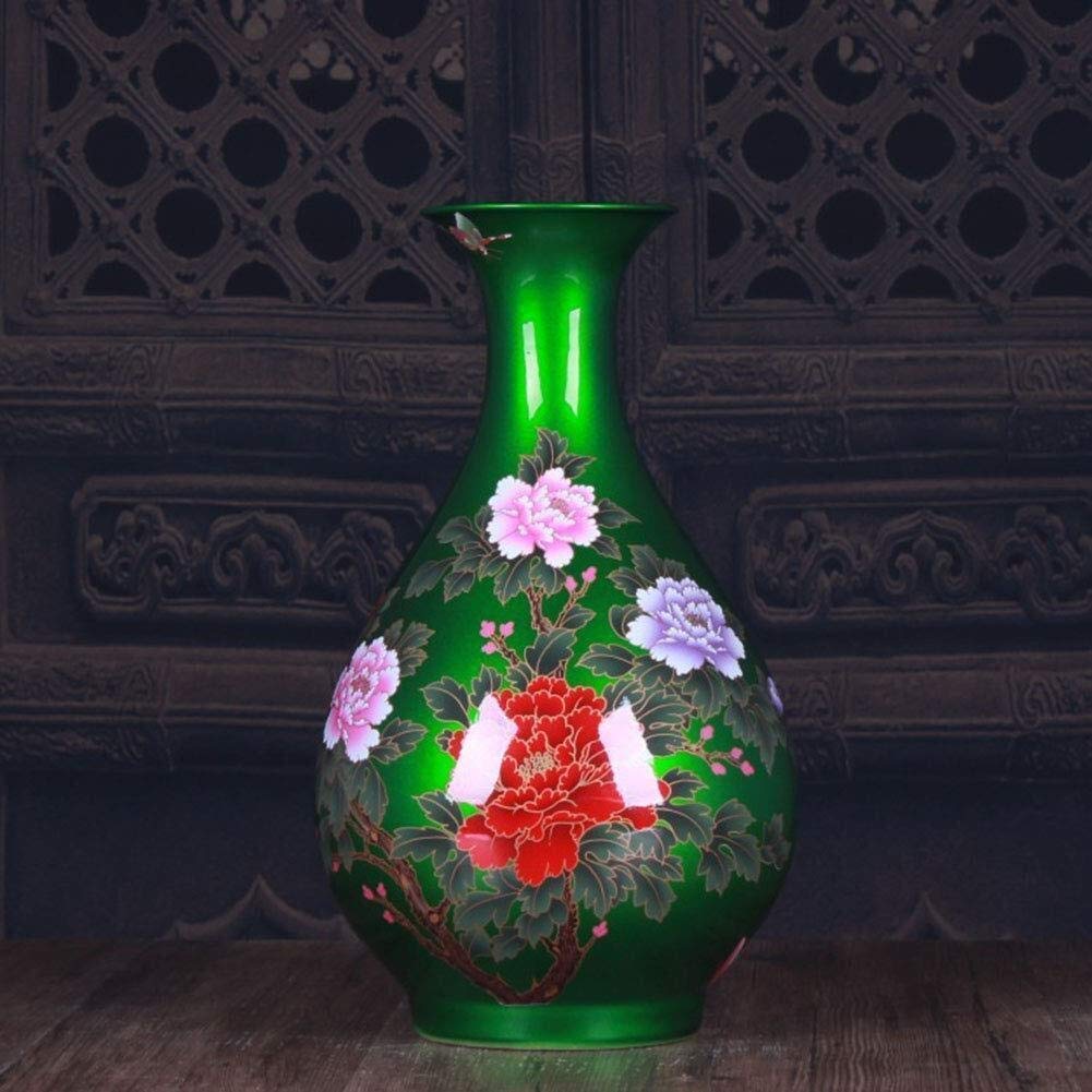 Vase en céramique vert pour sublimer vos bouquets de fleurs